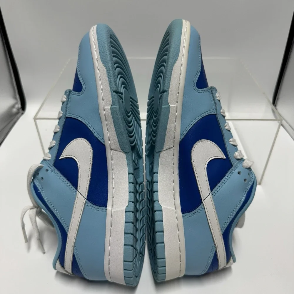 Brand New Nike Dunk Low Retro ARGON DM0121-400 White Blue Shoes Men's Size 9.5